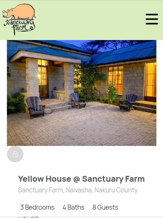 Villa Sanctuary Farm Naivasha Extérieur photo